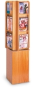12 Magazines/24 Brochures Rotating Rack