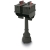 Buckhorn Black 1812 Double Mailboxes