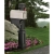 Rockport Single Mailbox Post, Black or White