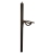 SPK-679-BLK Decorative Mailbox Post