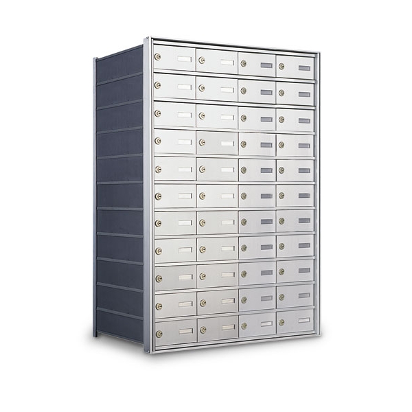 Rear Loading 44-Door Horizontal Private Mailbox
