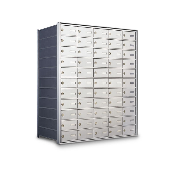 Rear Loading 55-Door Horizontal Private Mailbox