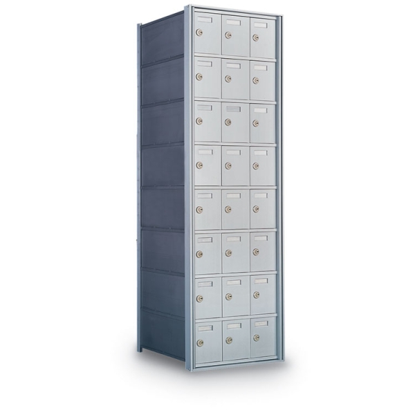 24-Door Rear-Loading Private Horizontal Mailbox