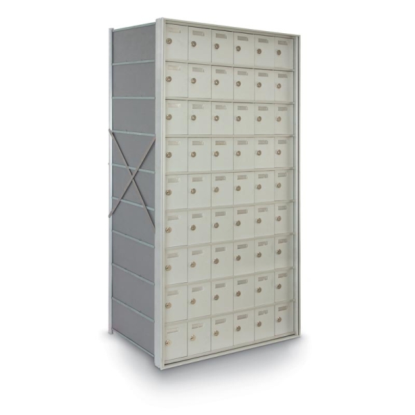 54-Door Rear-Loading Private Horizontal Mailbox